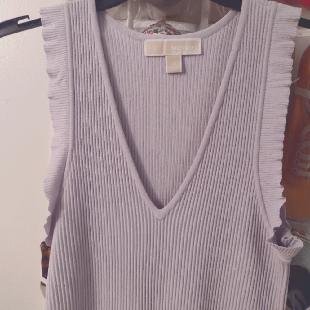 Michael Kors Lavender Pleated dress XS